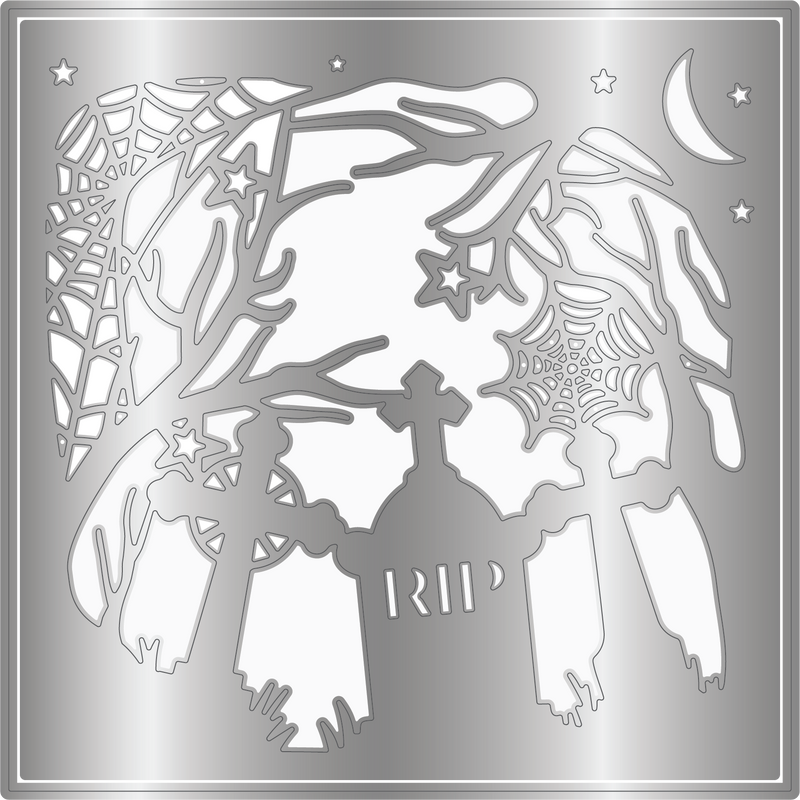 Crafter's Companion Create a Card Die Set Spooky Graveyard-2