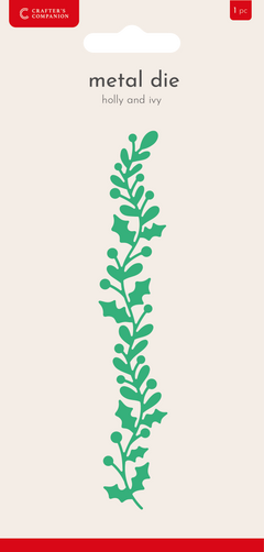 Crafter’s Companion Metal Die - Holly and Ivy-1
