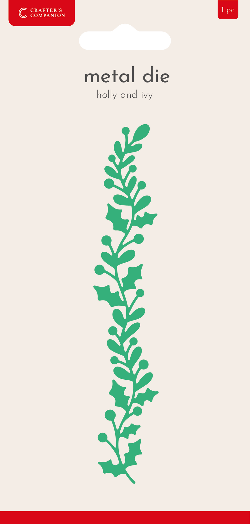 Crafter’s Companion Metal Die - Holly and Ivy-1