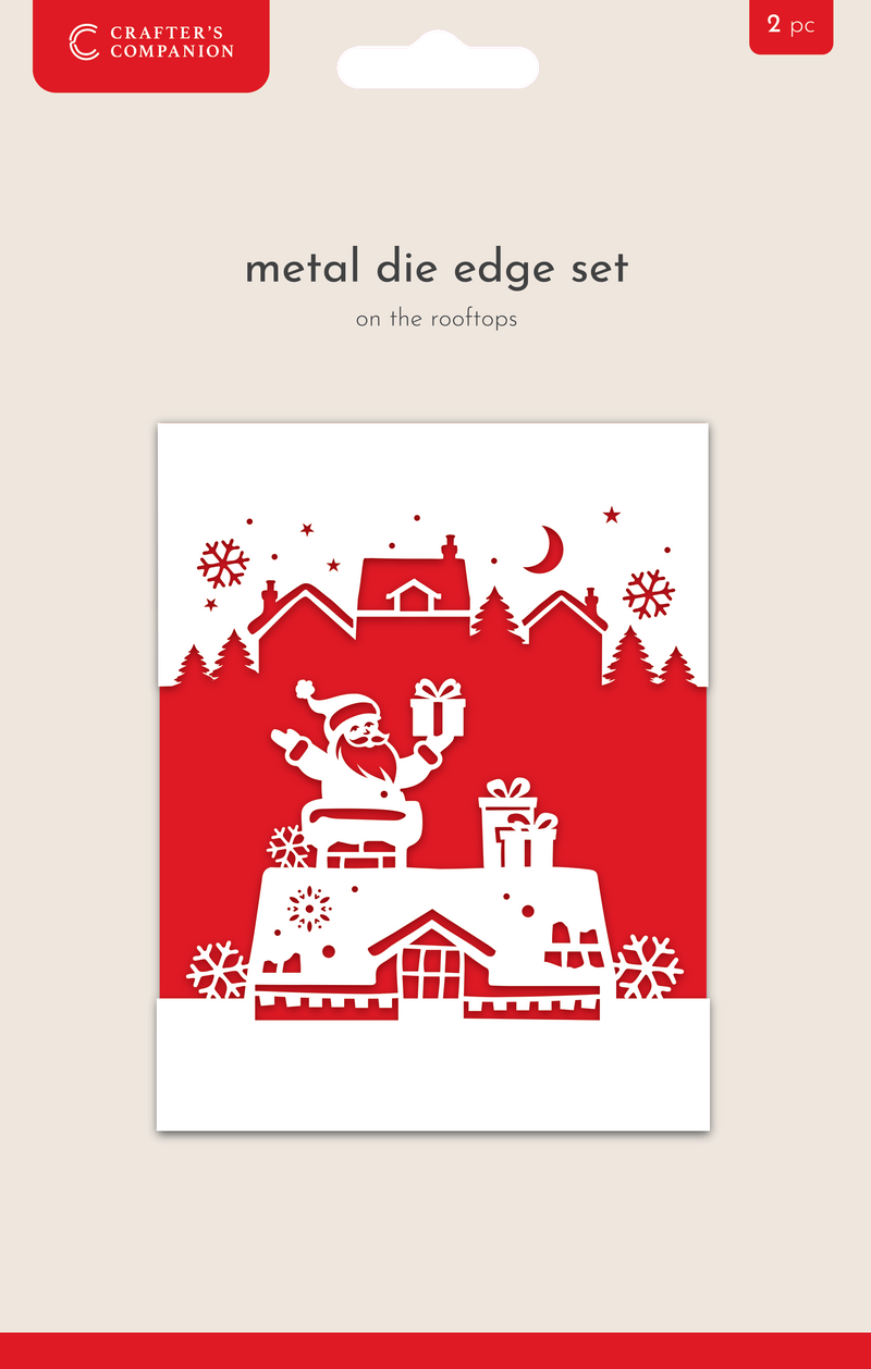 Crafter's Companion Metal Die Edge Set - On the Rooftops-1