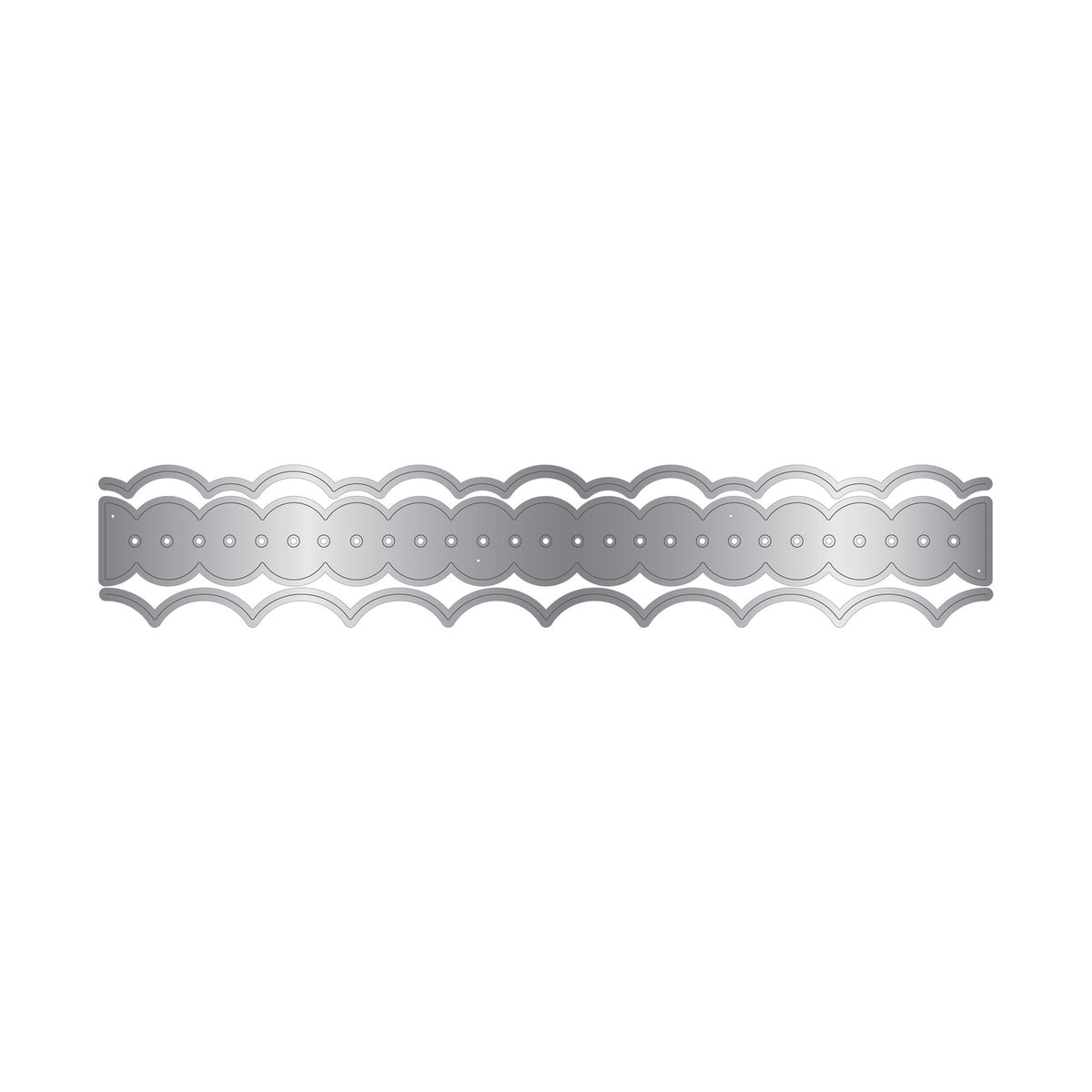 Crafters Companion Metal Die Edgeable - Scalloped Edge-2