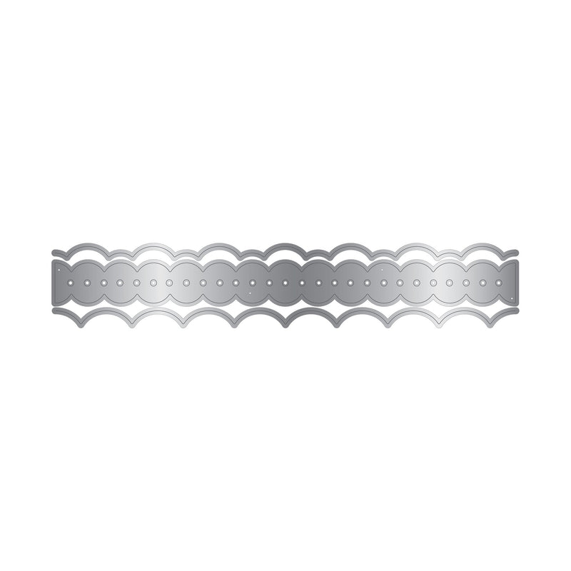 Crafters Companion Metal Die Edgeable - Scalloped Edge-2