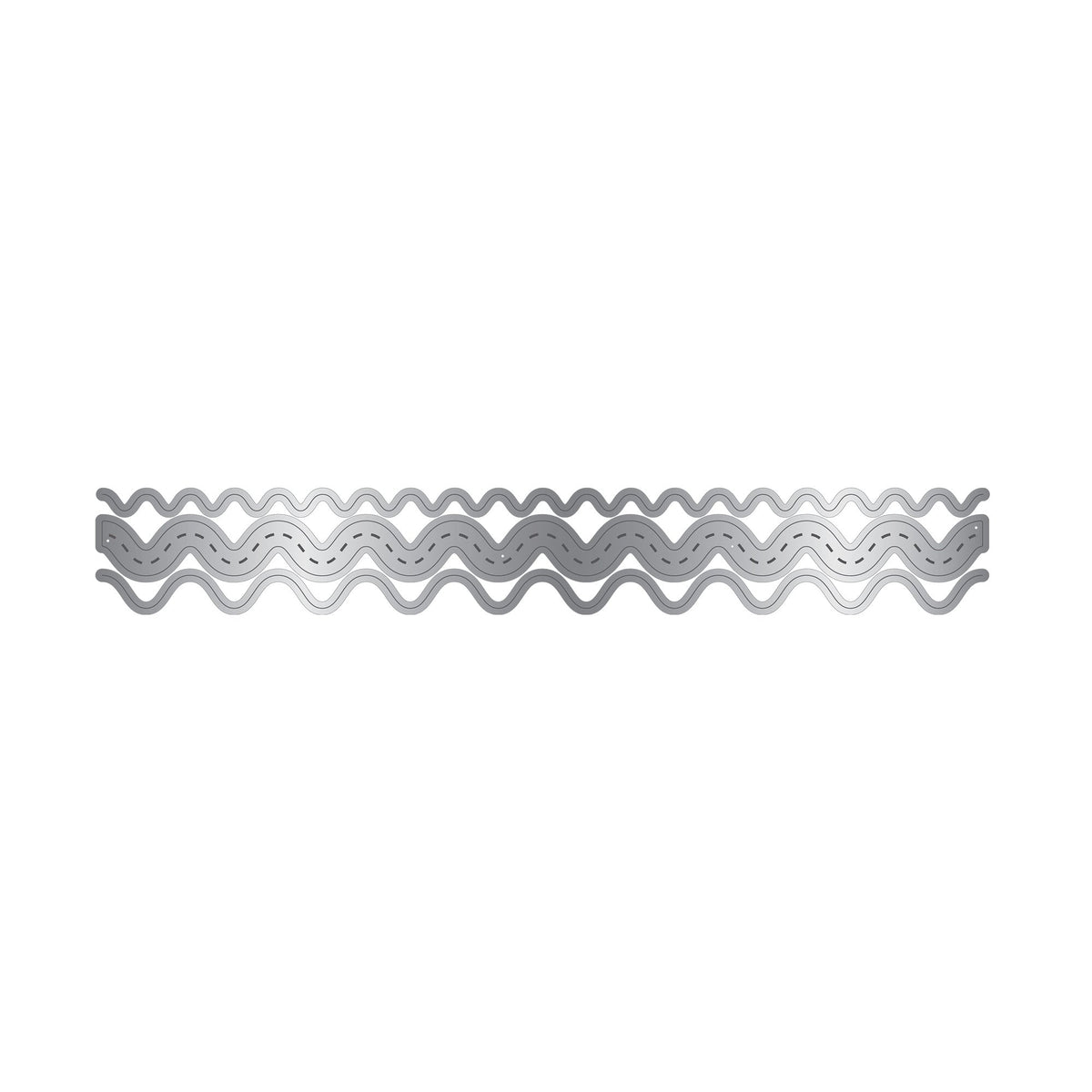 Crafters Companion Metal Die Edgeable - Waves-2