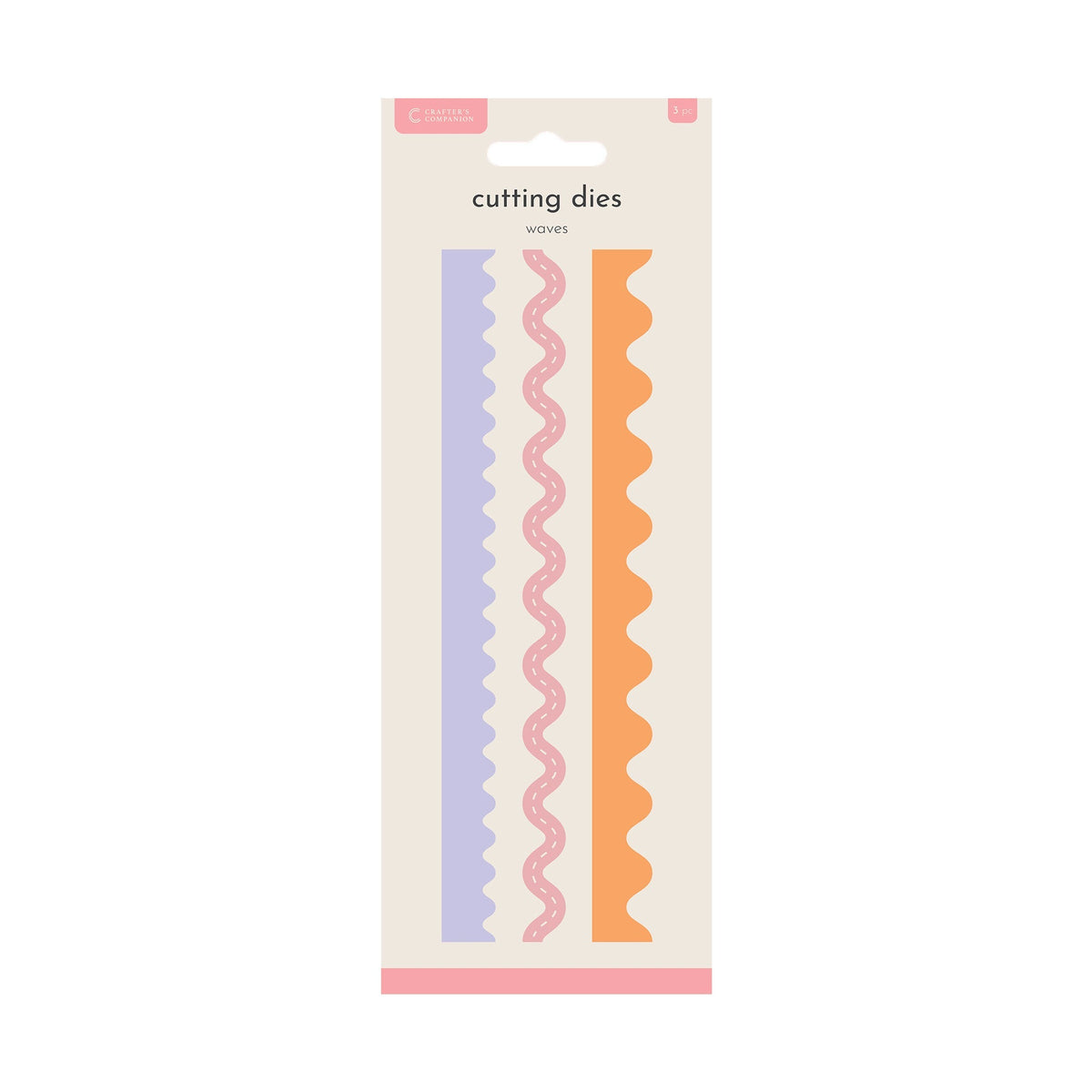 Crafters Companion Metal Die Edgeable - Waves-1