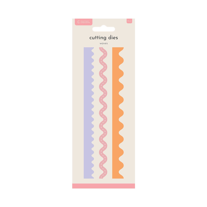 Crafters Companion Metal Die Edgeable - Waves-1