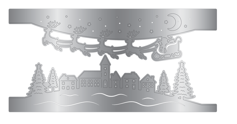 Crafter's Companion Metal Die Edge Set - Christmas Eve-2