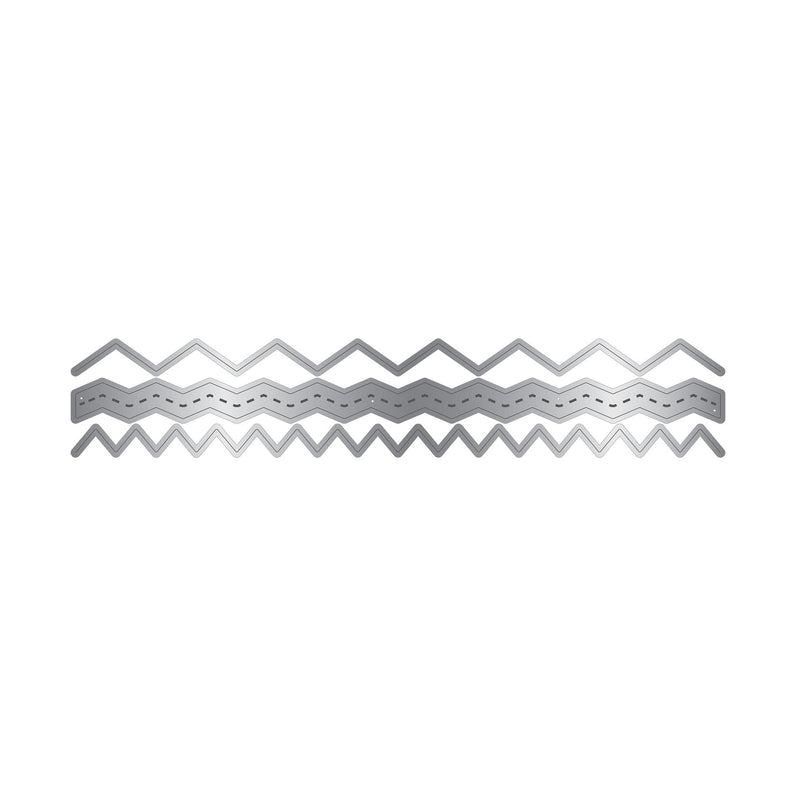Crafters Companion Metal Die Edgeable - Zig Zag-2