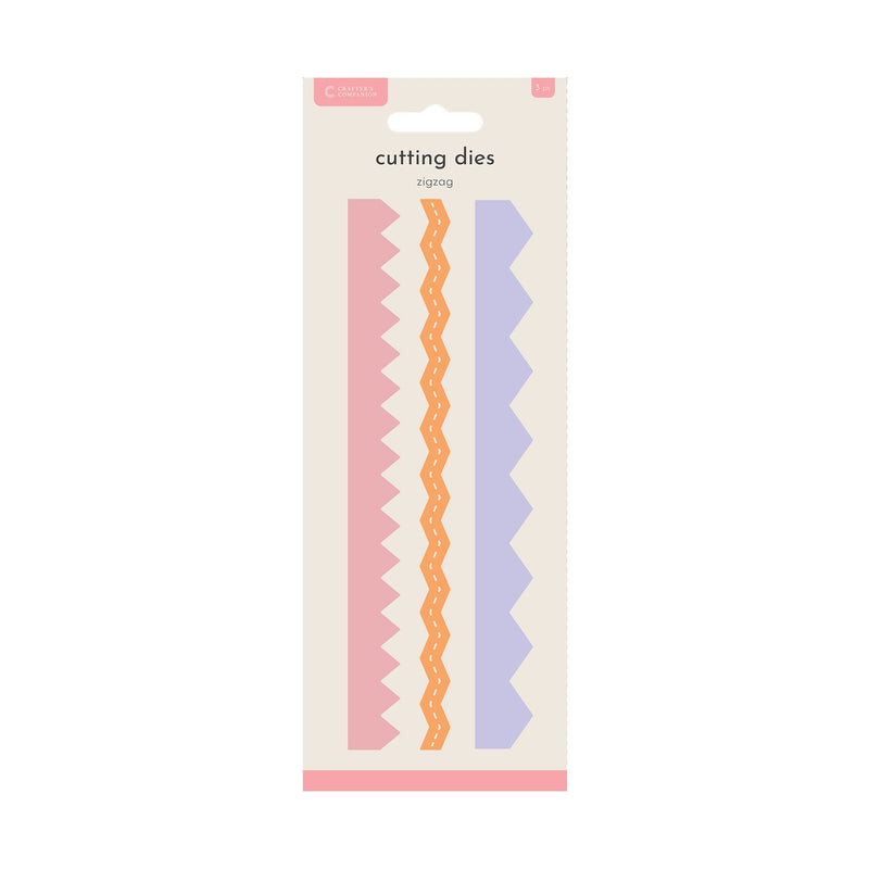 Crafters Companion Metal Die Edgeable - Zig Zag-1
