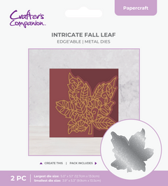 Crafter's Companion Die Set Intricate Fall Leaf-1
