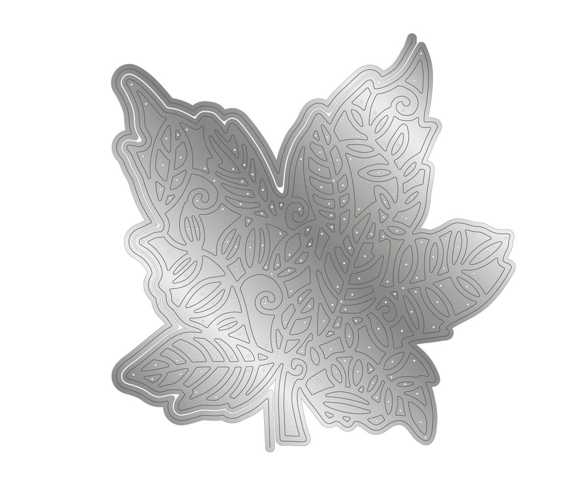 Crafter's Companion Die Set Intricate Fall Leaf-2