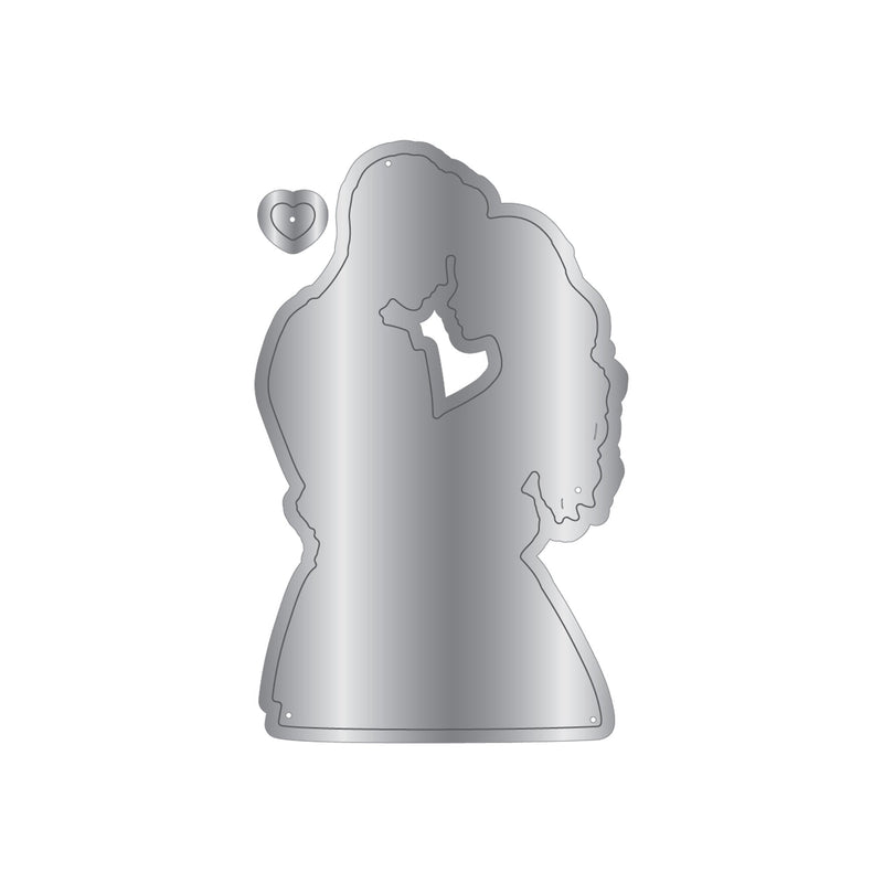 Juego de troquel de metal, sello y plantilla de Crafters Companion - Cherished Moments-2