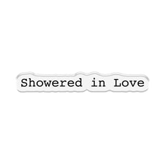 Crafters Companion Metal Die, Stamp & Stencil Set - Showered In Love-3