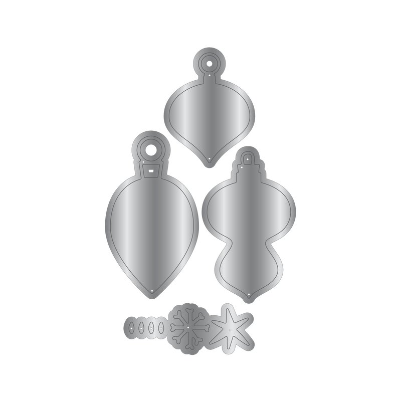 Crafters Companion Metal Die Christmas Embellishment - Baubles-2
