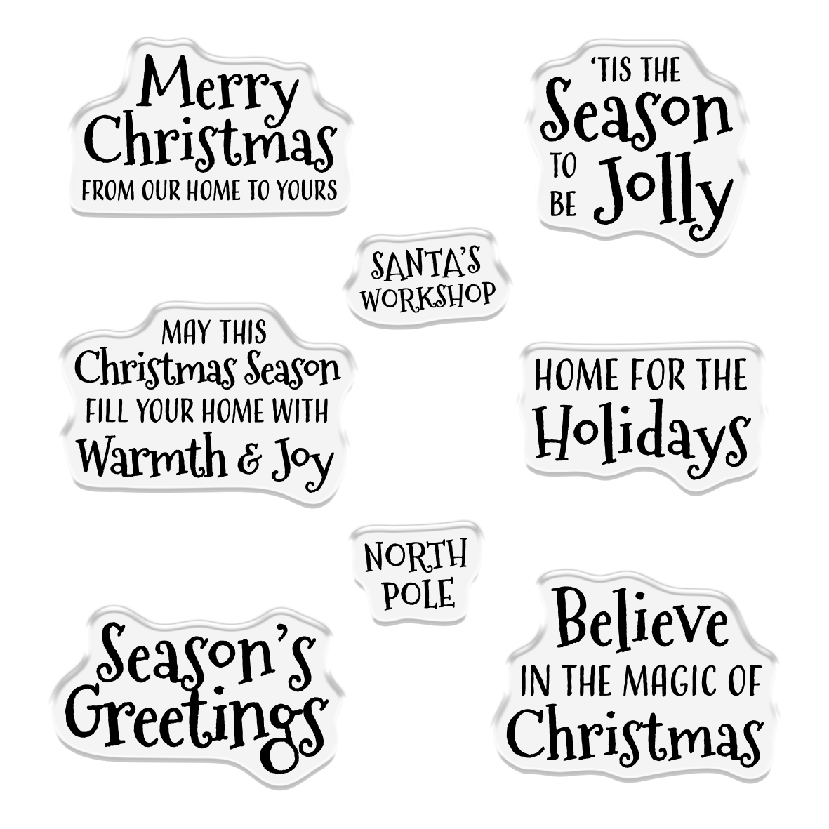 Crafters Companion Stamp & Die - Christmas Cabin-3