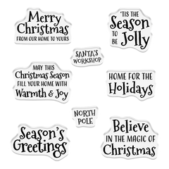 Crafters Companion Stamp & Die - Christmas Cabin-3