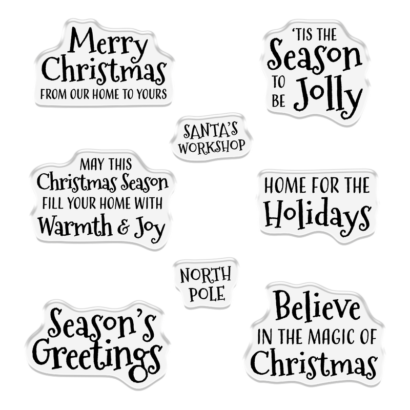 Crafters Companion Stamp & Die - Christmas Cabin-3
