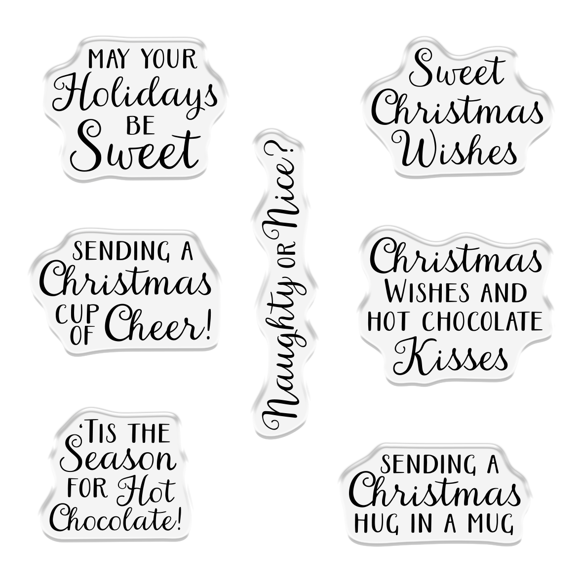Crafters Companion Stamp & Die - Hot Chocolate-2