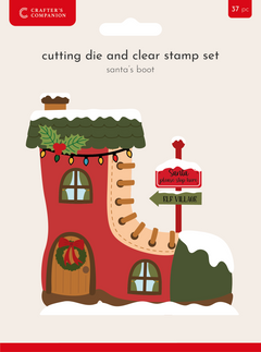 Crafters Companion Stamp & Die - Santa's Boot-1