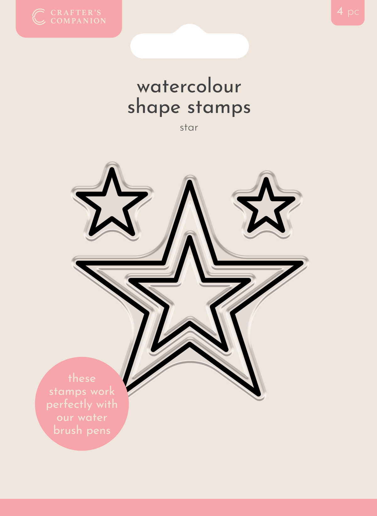 Crafter’s Companion Photopolymer Stamp - Star -1