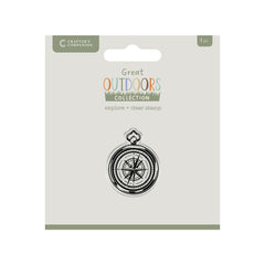 Crafters Companion The Great Outdoors Clear Acrylic Stamp Set - Explore-1