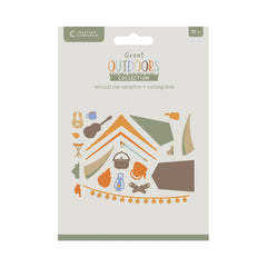 Crafters Companion The Great Outdoors Metal Die Set - Around the Campfire-1