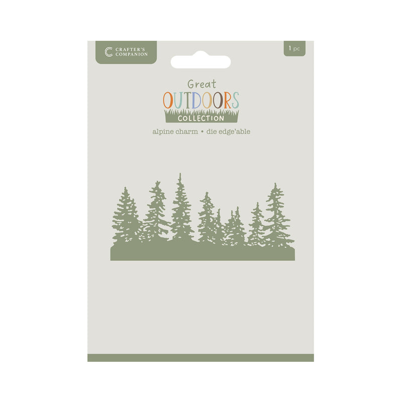 Crafters Companion The Great Outdoors Metal Die Edge’able - Alpine Charm-1