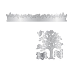 Troquel metálico Edge’able The Great Outdoors de Crafters Companion - Natures Surroundings-2