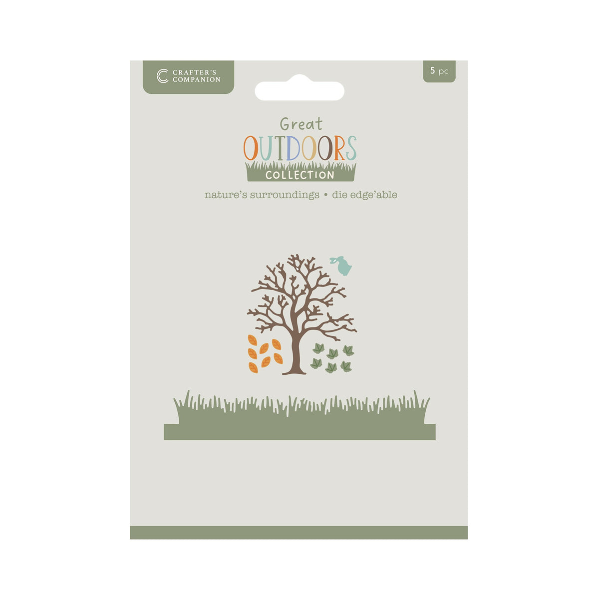 Troquel metálico Edge’able The Great Outdoors de Crafters Companion - Natures Surroundings