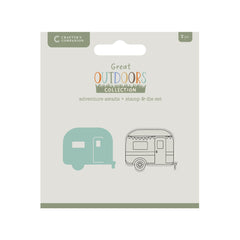 Crafters Companion The Great Outdoors Stamp & Die Set - Adventure Awaits-1