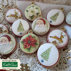 Molde de silicona para cupcakes de flor de Pascua-4