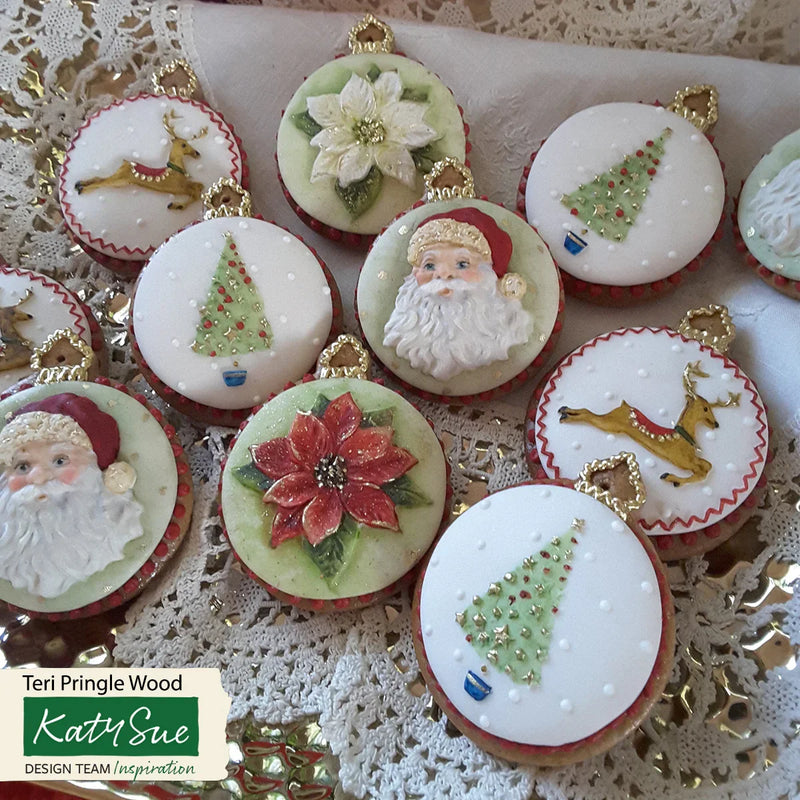 Molde de silicona para cupcakes de flor de Pascua-4