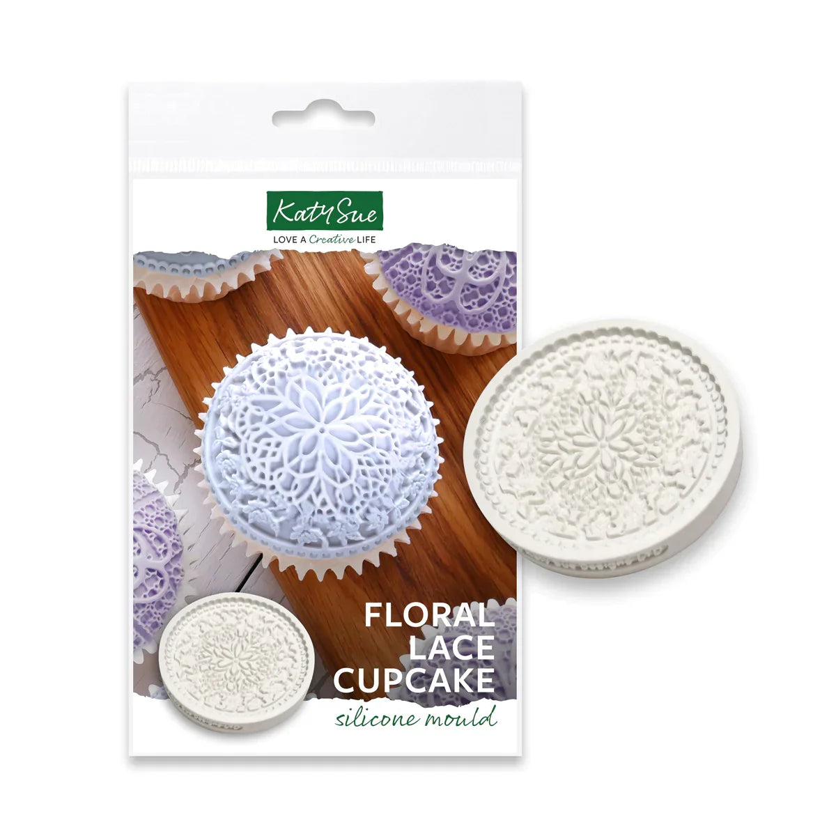 Moule en silicone pour cupcakes dentelle florale-2