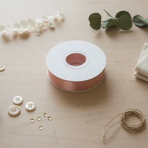 30 Meter Double Face Peach #720 Ribbon Roll