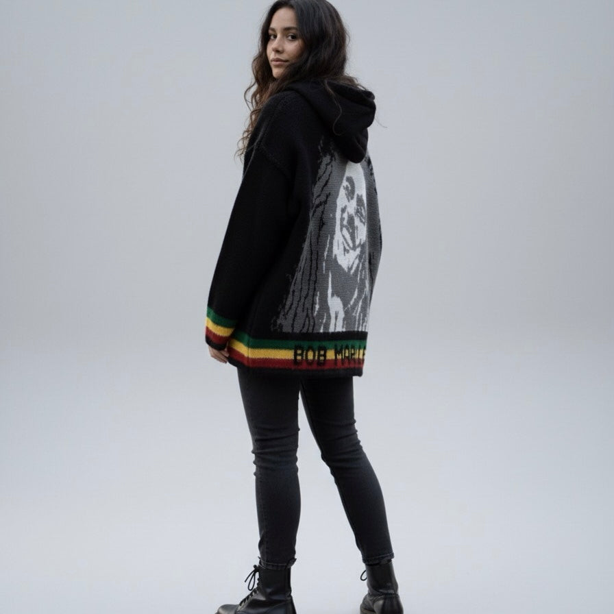 Bob Marley Unisex Alpaca Sweater-8