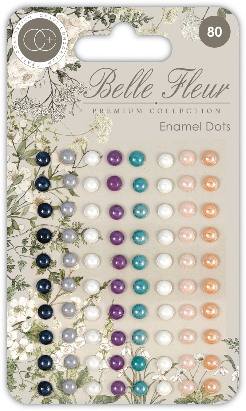 Craft Consortium Belle Fleur - Enamel Dots-1