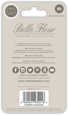 Craft Consortium Belle Fleur - Enamel Dots-3