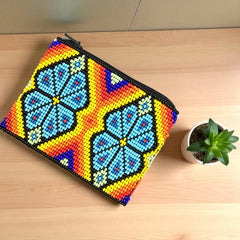 Flower Beaded coin purse-1