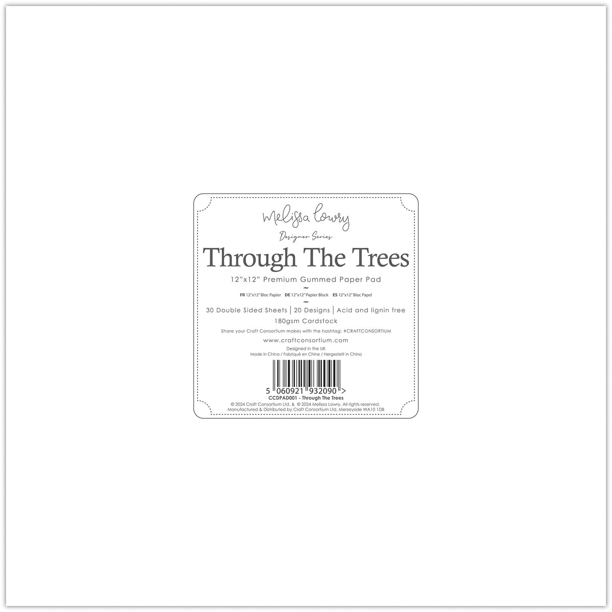Craft Consortium - Through The Trees - 12x12-15