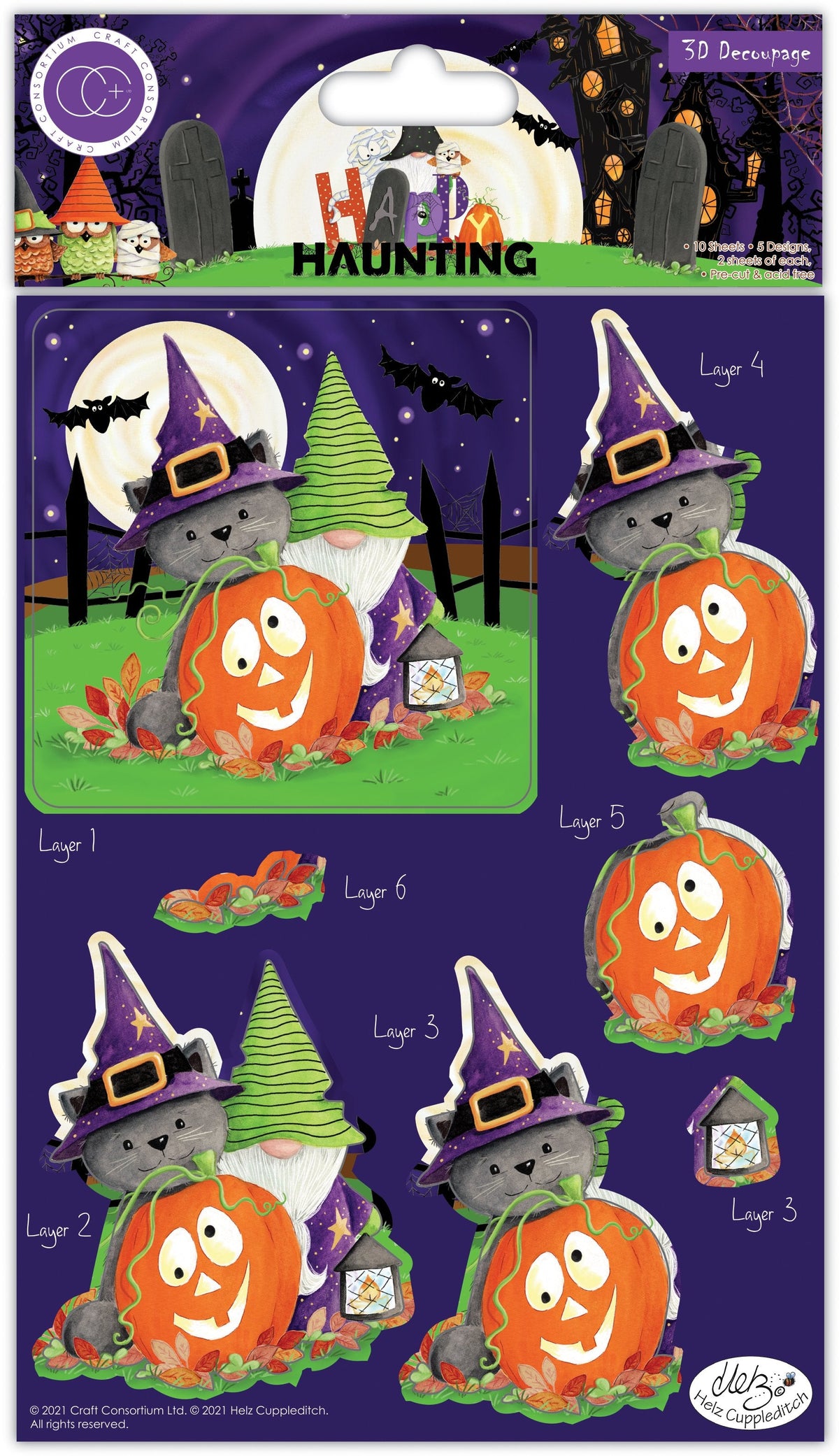 Happy Haunting - 3D Decoupage-1