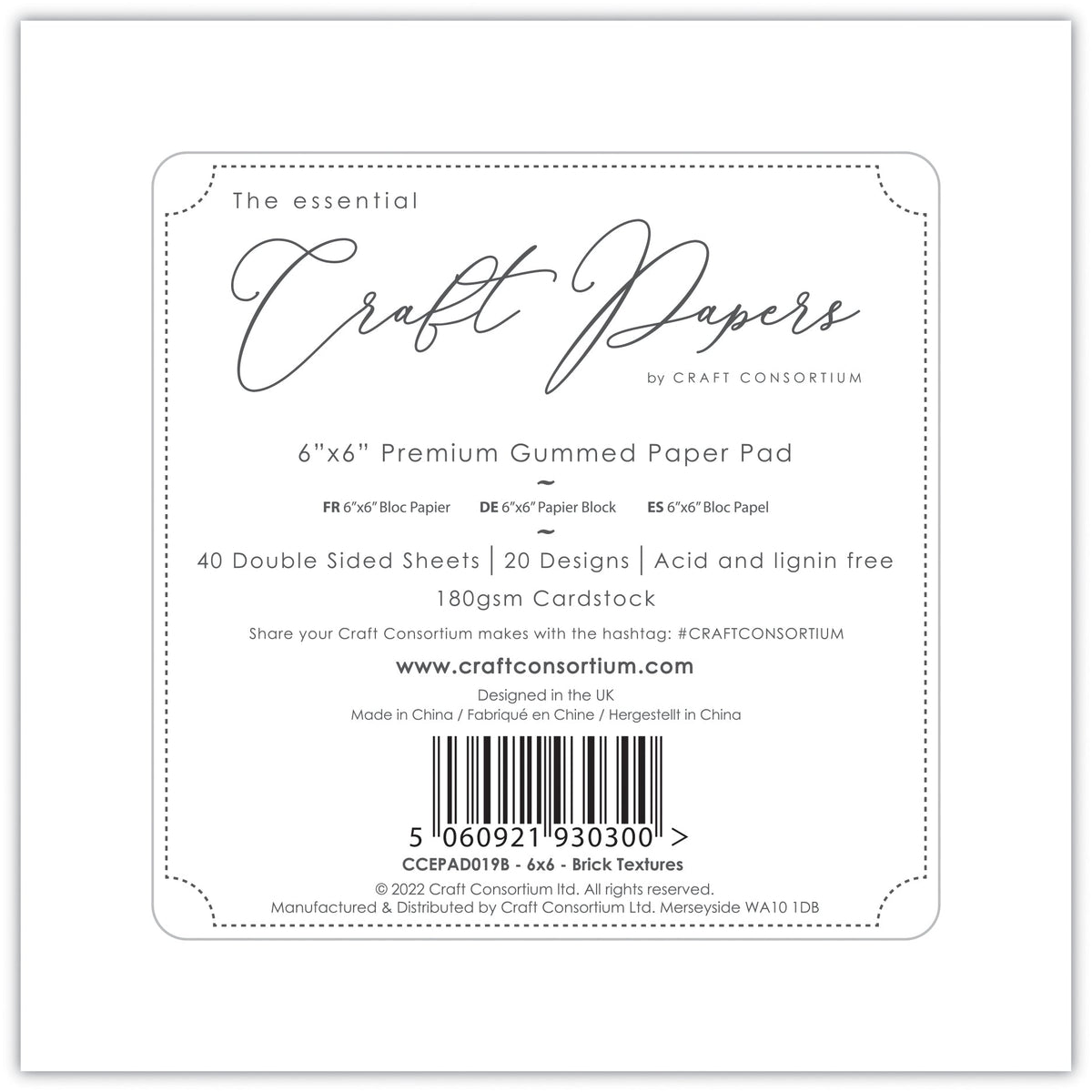 Brick Textures 6x6 Premium Paper Pad-10