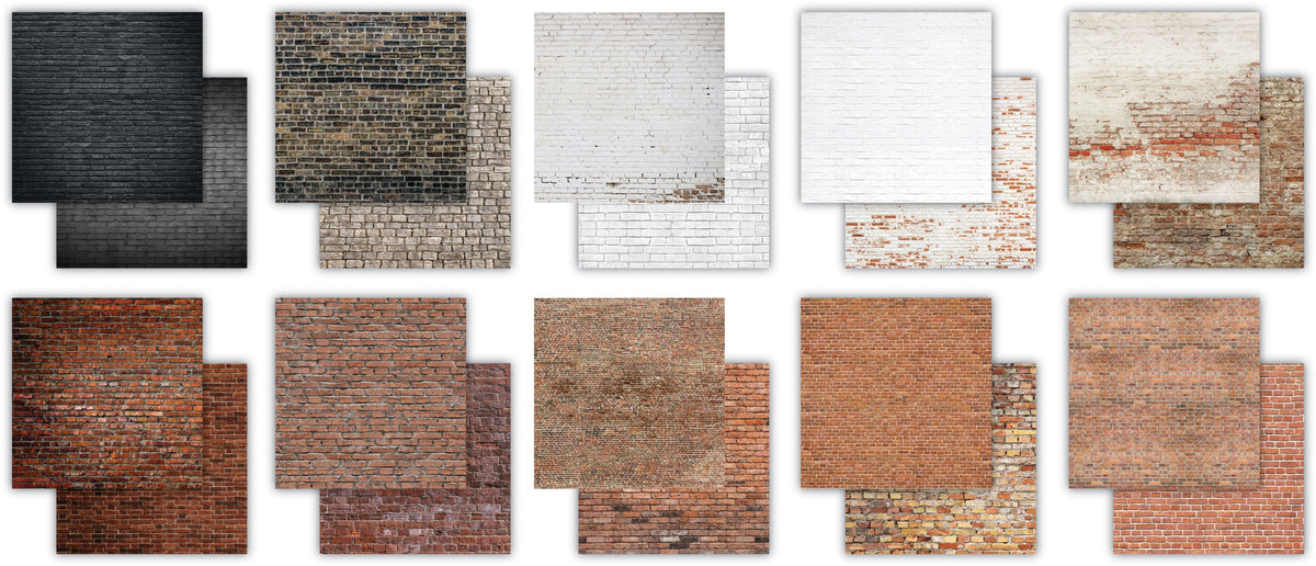 Brick Textures 6x6 Premium Paper Pad-2