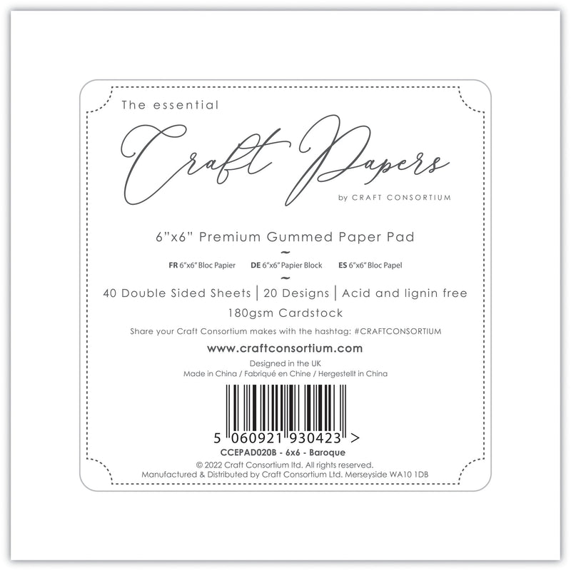 Baroque 6x6 Premium Paper Pad-26