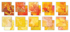 Craft Consortium Ink Drops - Sunset 6x6 Premium Paper Pad-2