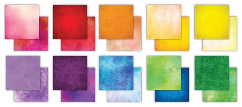Craft Consortium Over The Rainbow - 12x12 Premium Paper Pad-2
