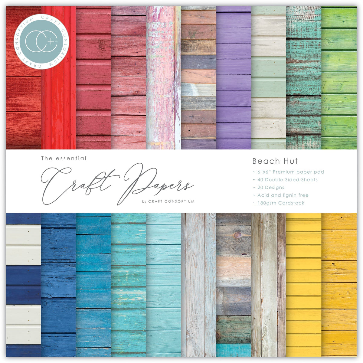 Craft Consortium - Beach Hut - 6x6-1