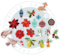 Craft Consortium Tis the Season - Chipboard Ephemera-2