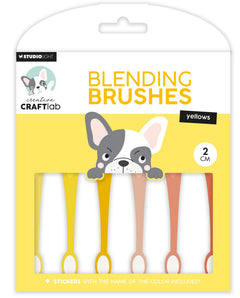 CCL Blending Brushes 2cm Soft Brush Yellows Essentials 6 PC-1