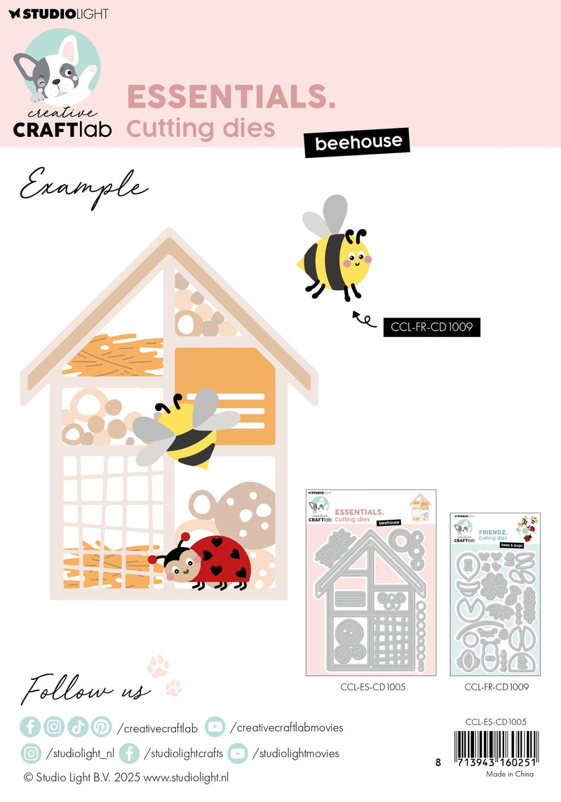 CCL Cutting Die Beehouse Essentials 8 Pieces-2