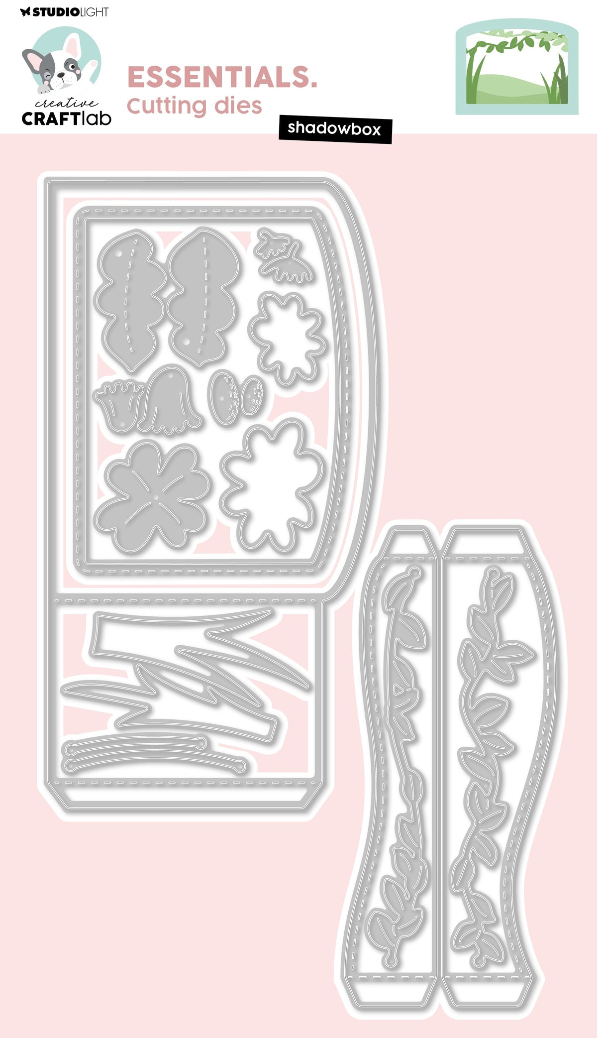 CCL Cutting Die Shadowbox Essentials 14 Pieces