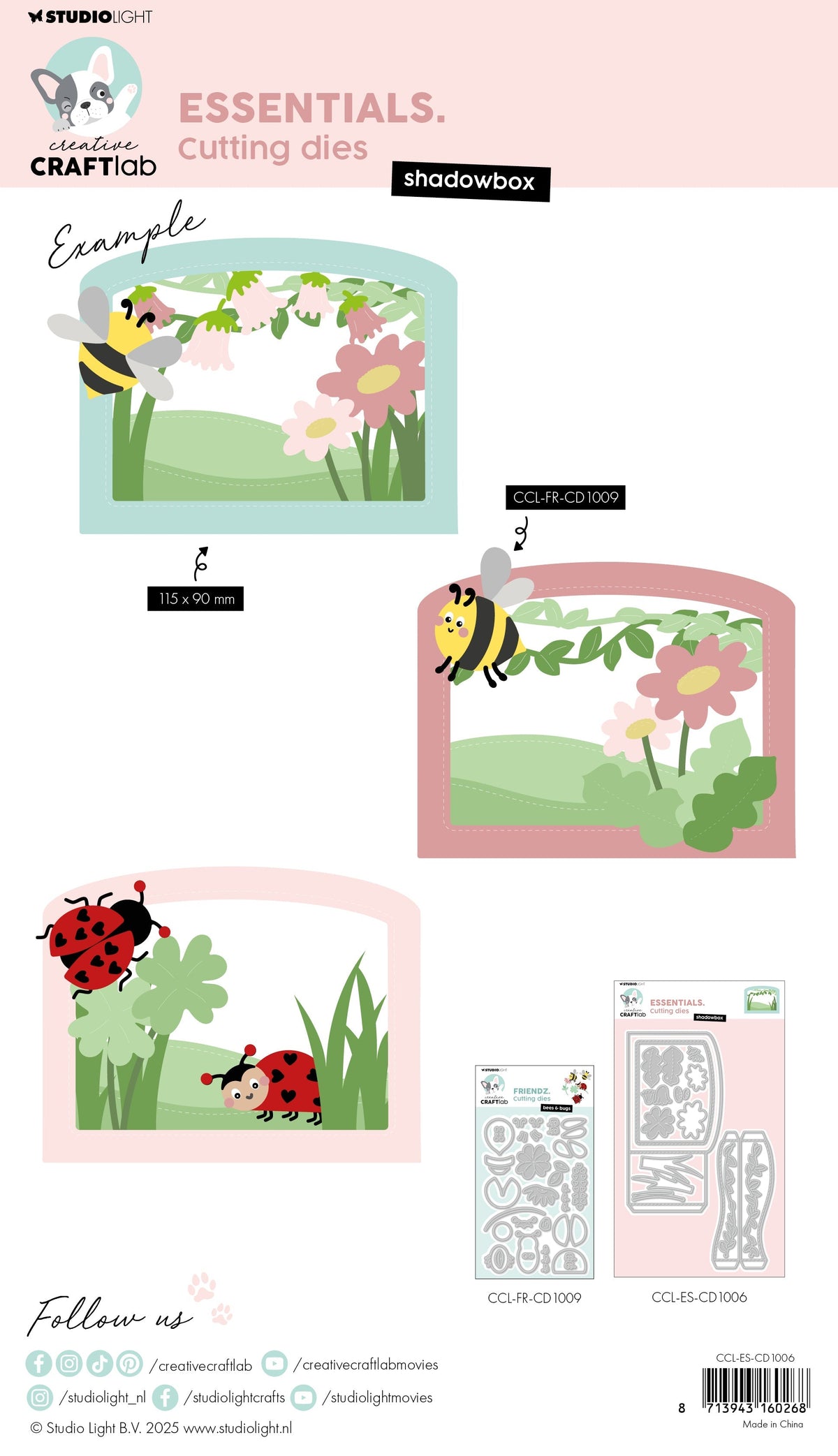 CCL Cutting Die Shadowbox Essentials 14 Pieces-2